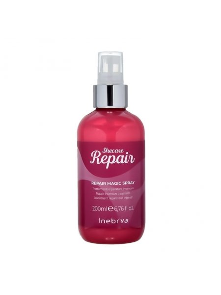 Відновлюючий спрей Inebrya Shecare repair Magic Spray відновлюючий для сухого та пошкодженого волосся (200 мл)