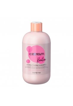 Восстанавливающий шампунь Inebrya Keratin Restructuring shampoo с кератином, 300 мл
