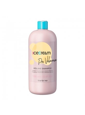 Відновлюючий шампунь Inebrya Ice Cream Volume Shampoo для тонкого волосся, 1000 мл