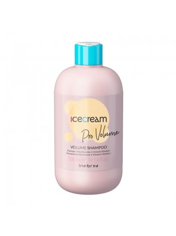 Восстанавливающий шампунь Inebrya Ice Cream Volume Shampoo для тонких волос, 300 мл