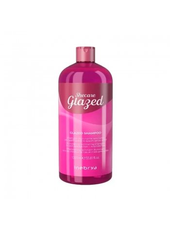 Шампунь Inebrya Sheсаre Glazed Shampoo для блиску волосся з ефектом глазурування, 1000 мл