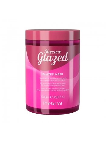 Маска Inebrya Sheсare Glazed Mask для блеска волос с эффектом глазировки, 1000 мл
