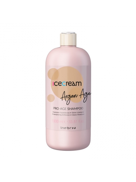 Шампунь Inebrya Argan Oil Pro-Age Shampoo с аргановым маслом для окрашенных волос, 1000 мл