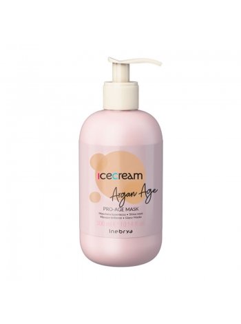 Маска Inebrya Argan Oil Pro-Age Shine Mask с аргановым маслом для окрашенных волос, 300 мл
