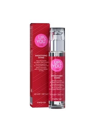 Сыворотка-блеск Inebrya Up To You Smoothing Shine для разглаживания волос, 50 мл