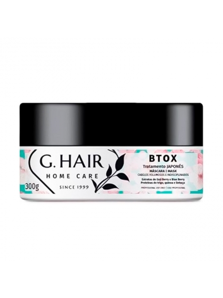 Холодний ботoкс Inoar G.Hair B-tox Japones Tratamento Mask для відновлення волосся, 300 мл (заводська)