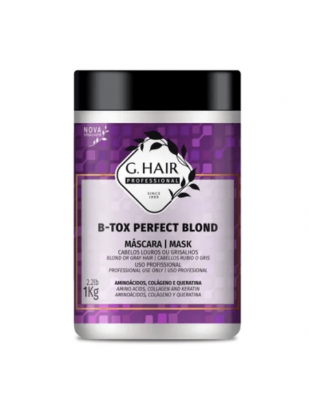 Ботокс для волос Inoar G.HAIR B-tox Perfect Blond, 1000 мл (заводская)