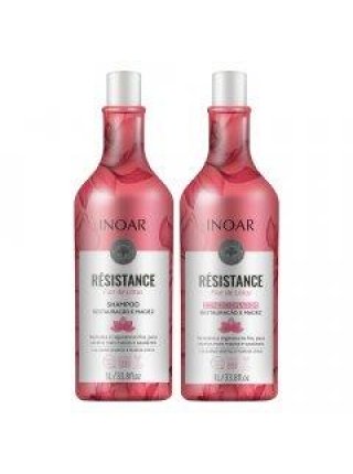 Набор для волос Inoar Resistance Flor De Lotus (шампунь 250 мл + кондиционер 250 мл)