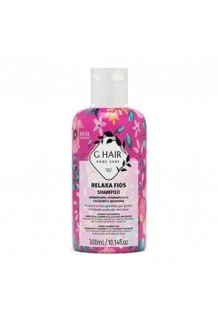 Безсульфатний шампунь Inoar G.Hair Relaxa Fios для пошкодженого та сивого волосся (300 мл)