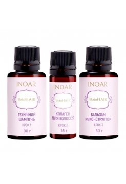 Набор ботокса для волос Inoar BotoHair, 30/15/30 г (разлив)