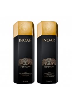 Набір Inoar Moroccan для кератинового випрямлення волосся, 2х1000 мл (заводські)