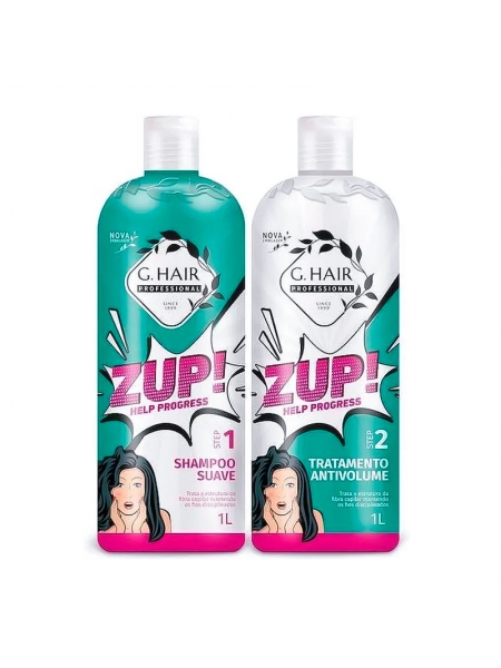 Набор кератина для волос Inoar G.Hair Zup, 2х1000 мл (заводские)