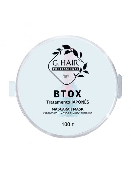 Холодный ботoкс Inoar G.Hair B-tox Japones Tratamento Mask для восстановления волос, 100 г (разлив)