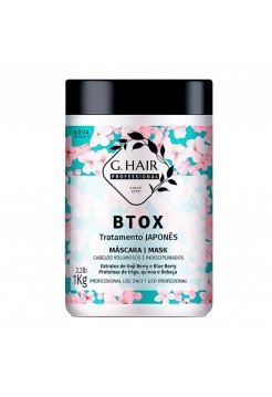 Холодний ботoкс Inoar G.Hair B-tox Japones Tratamento Mask для відновлення волосся, 500 г (розлив)