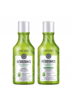 Набір Inoar Resistance Fibra de Bamboo Бамбук шампунь та кондиціонер для волосся, 2x250 мл