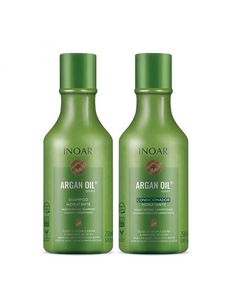 Набор Duo Inoar Argan Oil для увлажнения волос