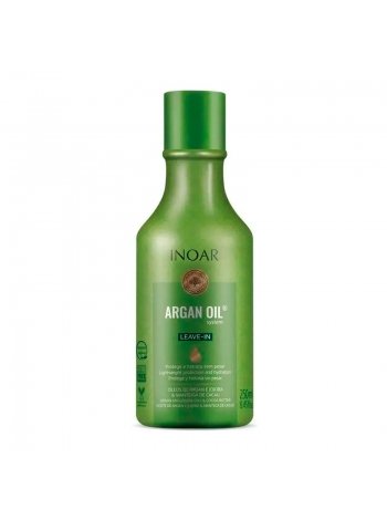 Відновлююче термозахисне молочко проти ламкості волосся Inoar Argan Oil Leave-in, 250 мл