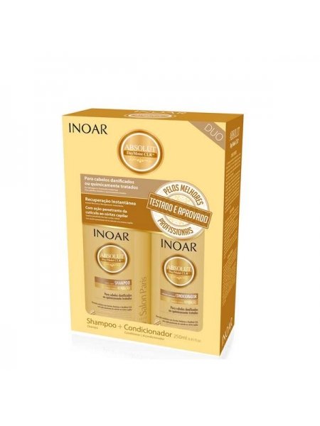 Набор Duo Inoar Absolute Day Moist CLR для восстановления волос (шампунь + кондиционер)