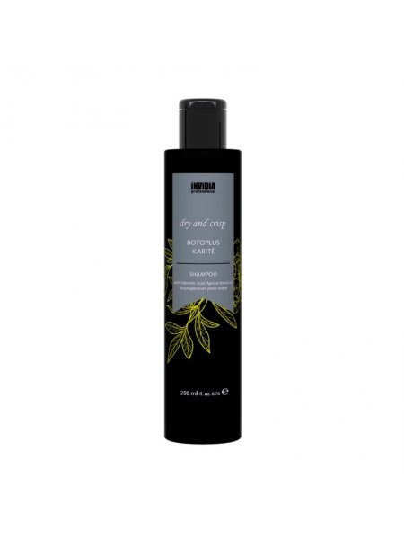 Шампунь Invidia Botoplus Karite Shampoo для пористых и вьющихся волос с маслом ши (EIN2046), 200 мл (заводская)