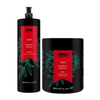 Набор восстанавливающий Invidia Botoplus Keratin шампунь и маска для поврежденных волос с кератином (EIN2041/EIN2043) 