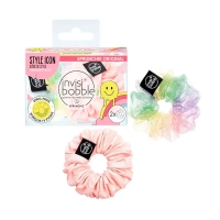 Резинка-браслет для волос Invisibobble SPRUNCHIE Duo Retro Dreamin Hue-Man Love  (2 шт.) 