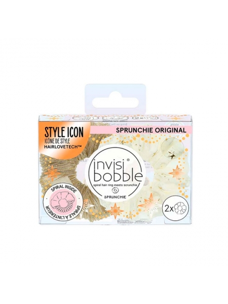 Резинка-браслет для волосся Invisibobble SPRUNCHIE Time To Shine Bring on the Night (2 шт.)