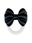 Резинка-браслет для волосся Invisibobble BOWTIQUE True Black