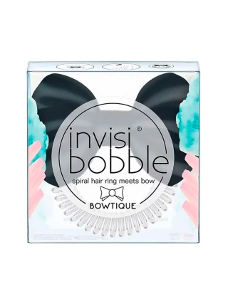 Резинка-браслет для волос Invisibobble BOWTIQUE True Black 