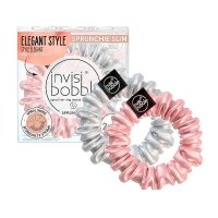 Резинка-браслет для волос Invisibobble SPRUNCHIE SLIM Bella Chrome (2 шт.)