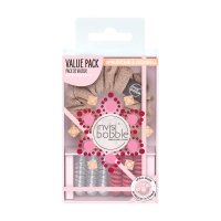 Подарочный набор (резинка SPRUNCHIE и 6 резинок ORIGINAL) Invisibobble BRITISH ROYAL DUO QUEEN FOR A DAY