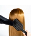 Продувная щетка-браш Janeke Vent Detangling Brush для распутывания и сушки волос широкая черная