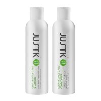 Набір Justk Keratin Daily Care безсульфатні кератинові шампунь та кондиціонер для щоденного догляду 2х250 мл