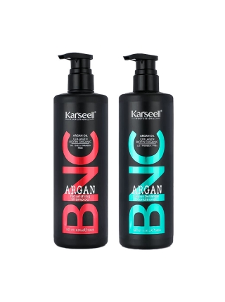 Набір Karseell BNC Argan QUAD-1 шампунь, кондиціонер, маска, арганова олійка для волосся, 500//500/550/60 мл