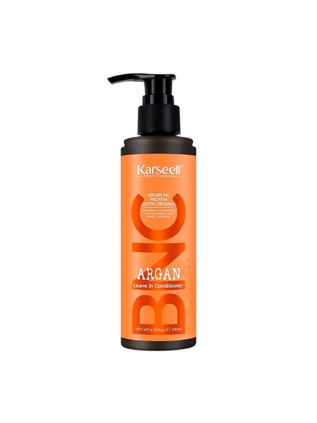 Незмивний крем-кондиціонер Karseell BNC Argan Leave-in Conditioner для пошкодженого волоссся, 200 мл