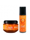Набір Karseell BNC Argan DUO-3 колагенова маска і незмивний спрей для пошкодженого волосся, 550/200 мл