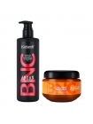 Набір Karseell BNC Argan DUO-4 живильний шампунь і колагенова маска для пошкодженого волосся, 500/550 мл