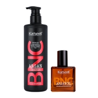 Набір Karseell BNC Argan DUO-5 живильний шампунь і арганова олійка для пошкодженого волосся, 500/60 мл