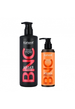Набор Karseell BNC Argan DUO-6 питательный шампунь и крем-кондиционер для поврежденных волос, 500/200 мл
