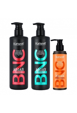 Набор Karseell BNC Argan TRIO-5 питательный шампунь, кондиционер и крем-кондиционер для волос, 500/500/200 мл