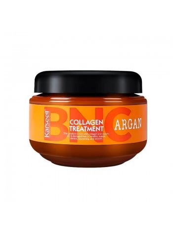 Коллагеновая маска для волос Karseell BNC Argan Collagen Treatment с аргановым маслом и кератином, 550 мл