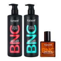 Набір Karseell BNC Argan TRIO-7 живильний шампунь, кондиціонер і арганова олійка для волосся, 500//500/60 мл