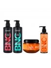 Набор Karseell BNC Argan QUAD-2 шампунь, кондиционер, маска и несмываемый крем для волос, 500/500/550/200 мл