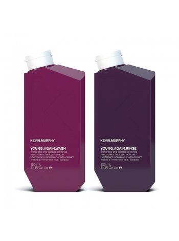 Набор Kevin.Murphy Young.Again. DUO шампунь и кондиционер для поврежденных волос, 2x250 мл