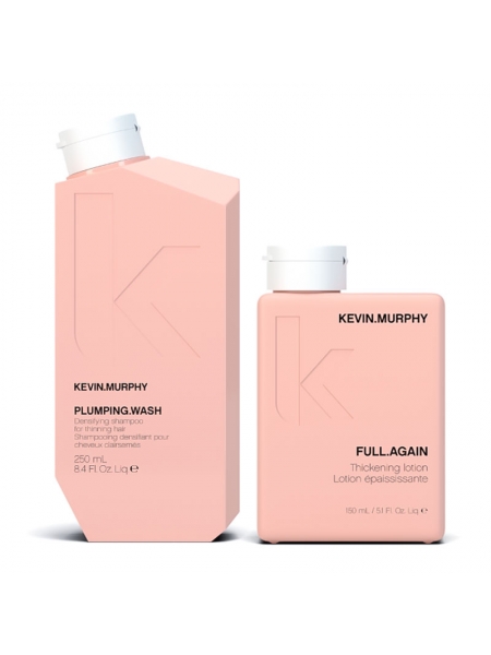 Набор Kevin Murphy Thickening DUO шампунь и лосьон для объема и уплотнения тонких волос, 250+150 мл
