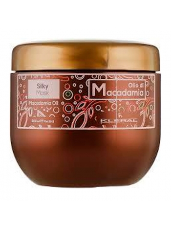 Маска-шелк KLERAL System Olio Di Macadamia Silky Mask с экстрактом ореха макадамия для увлажнения волос, 500 мл