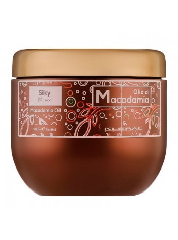 Маска-шовк KLERAL System Olio Di Macadamia Silky Mask з екстрактом горіха макадамія для зволоження волосся, 500 мл