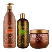 Набор шампунь KLERAL System TRIO Olio Di Macadamia, кондиционер и маска для увлажнения волос, 1000/500/500 мл