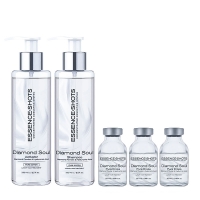 Набір KV-1 Essence Shots Diamond Soul для процедури холодного поновлення волосся (активатор 250 мл, шампунь 250 мл, ботокс 3х20 мл)