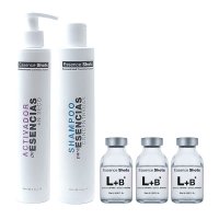 Набір KV-1 Essence Shots L+B² Hair Botox для холодного ботоксу (активатор 250 мл, шампунь 250 мл, ботокс 3х20 мл)