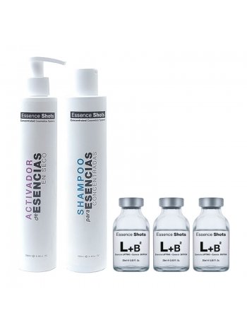 Набір KV-1 Essence Shots L+B² Hair Botox для холодного ботоксу (активатор 250 мл, шампунь 250 мл, ботокс 3х20 мл)